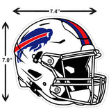Buffalo Bills Helmet Vinyl Auto or Flat Surface Decal (NFL)