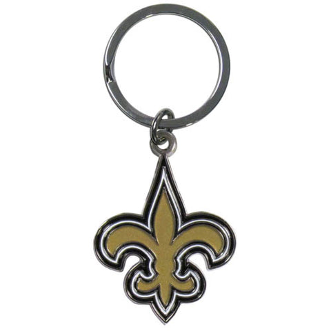 New Orleans Saints Enameled Logo Metal Key Chain NFL Football
