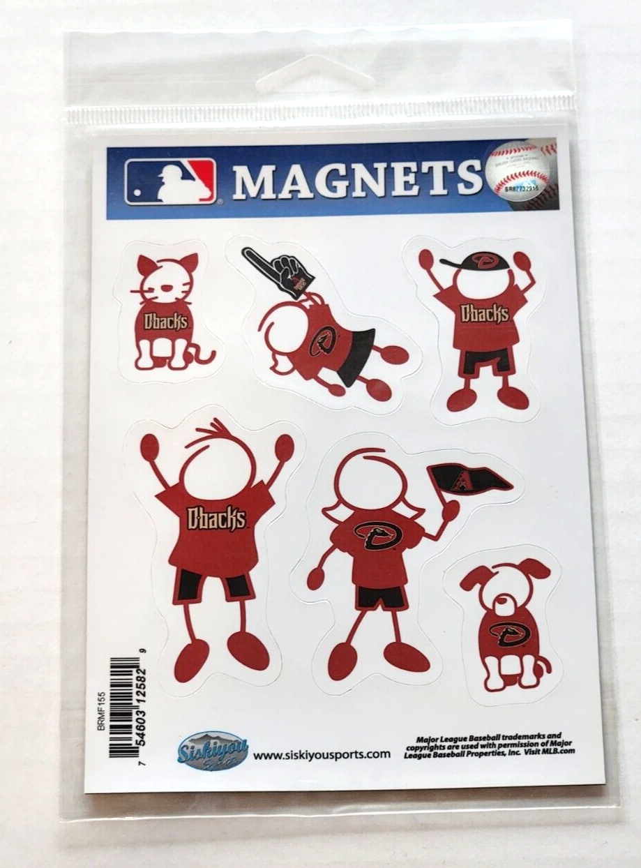 Arizona Diamondbacks Family Magnets MLB Baseball