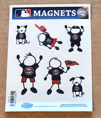 Minnesota Twins Family Magnets MLB Baseball