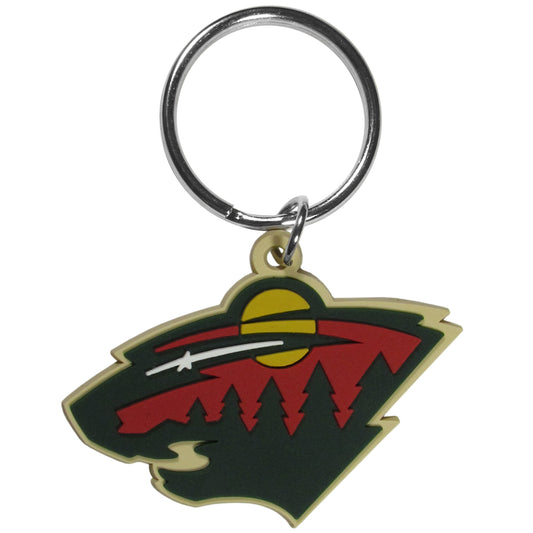 Minnesota Wild Logo Flexi Key Chain NHL Licensed Hockey
