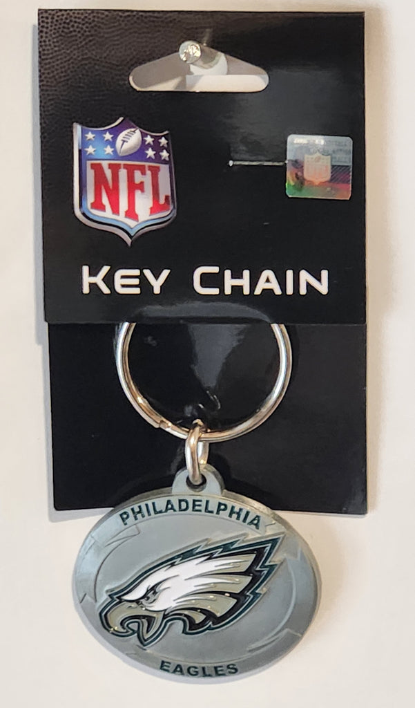 Philadelphia Eagles 3-D Metal Key Chain NFL Licensed Football