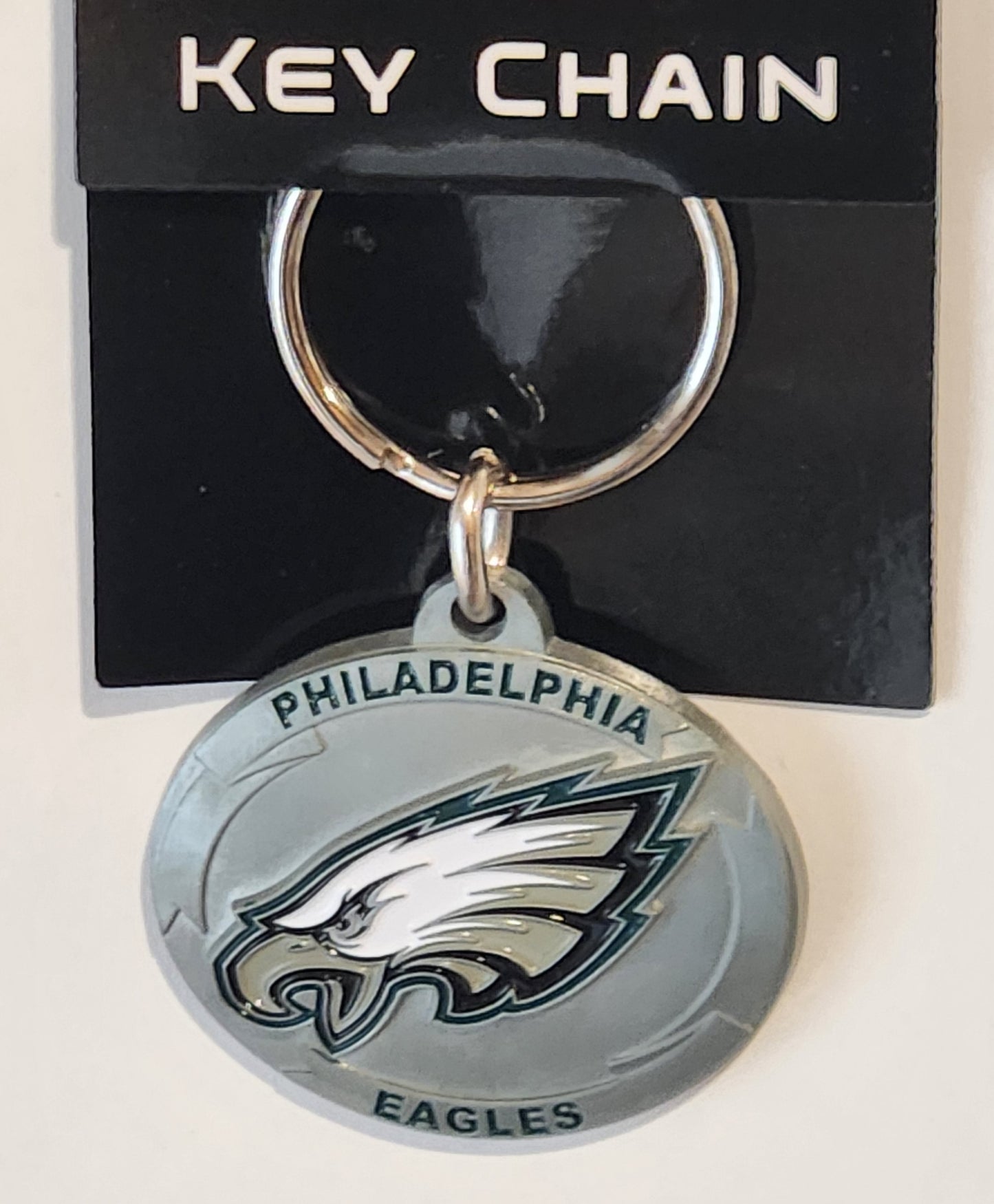 Philadelphia Eagles 3-D Metal Key Chain NFL Licensed Football