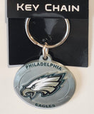 Philadelphia Eagles 3-D Metal Key Chain NFL Licensed Football