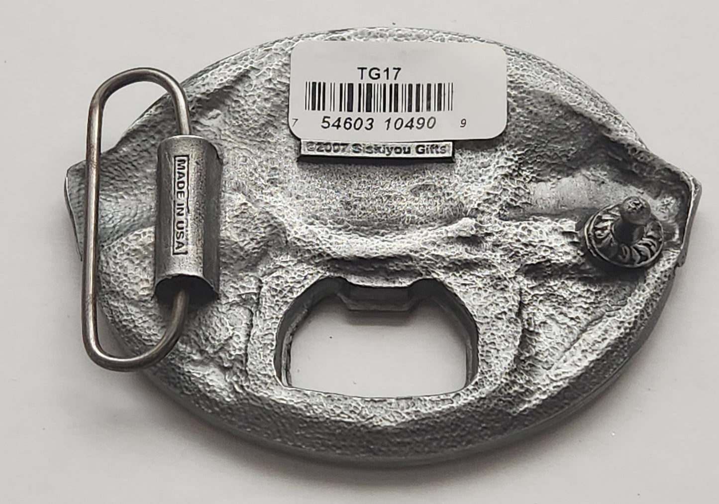 U.S. Navy Tailgater Belt Buckle with Bottle Opener (Military)