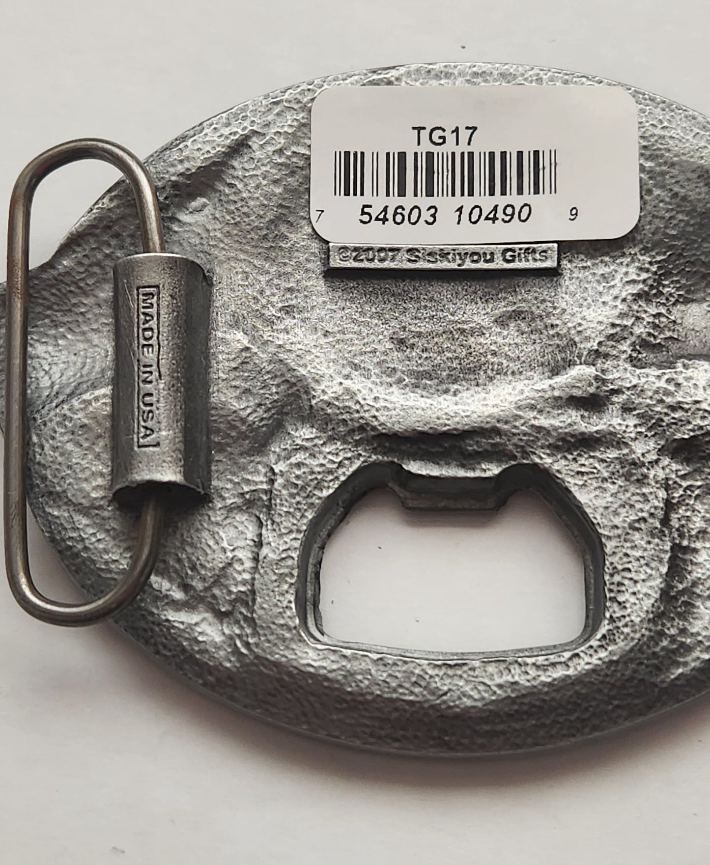 U.S. Navy Tailgater Belt Buckle with Bottle Opener (Military)