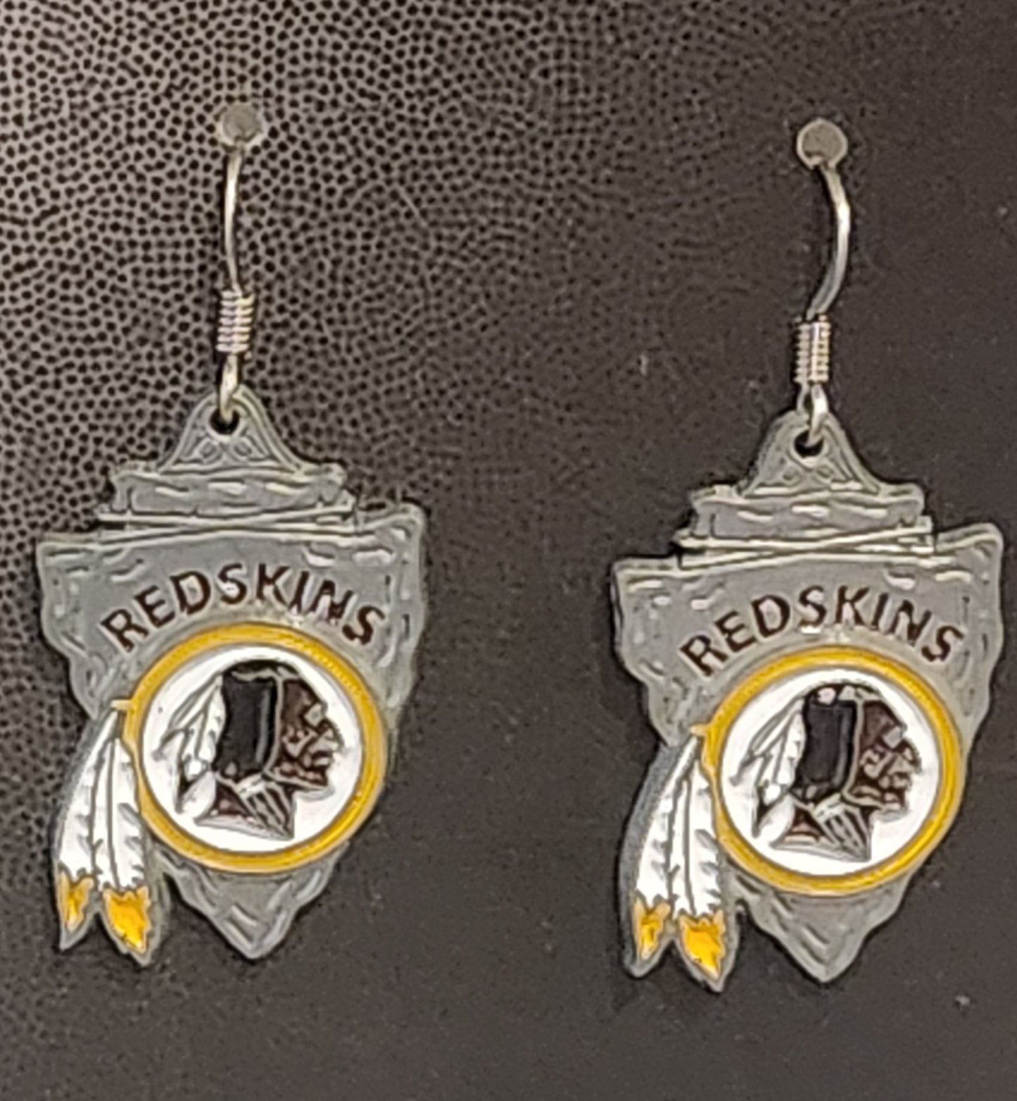 Washington Redskins Dangle Earrings (Classic) NFL Football