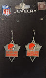 Cleveland Browns Dangle Earrings (Classic) NFL Football