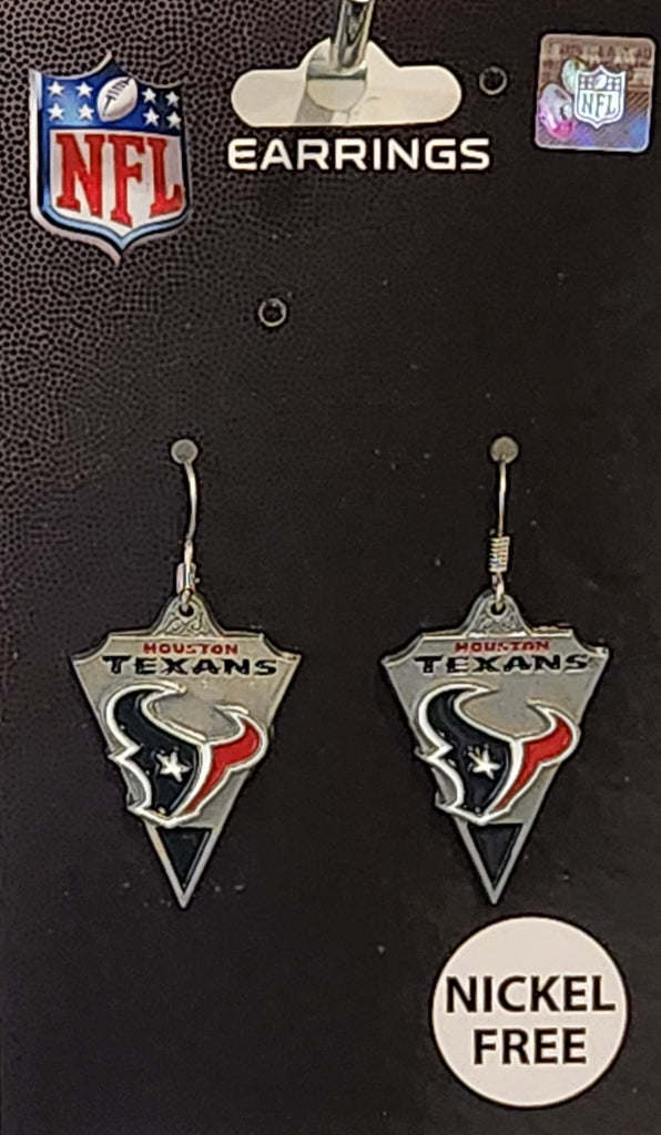 Houston Texans Dangle Earrings (Classic) NFL Football