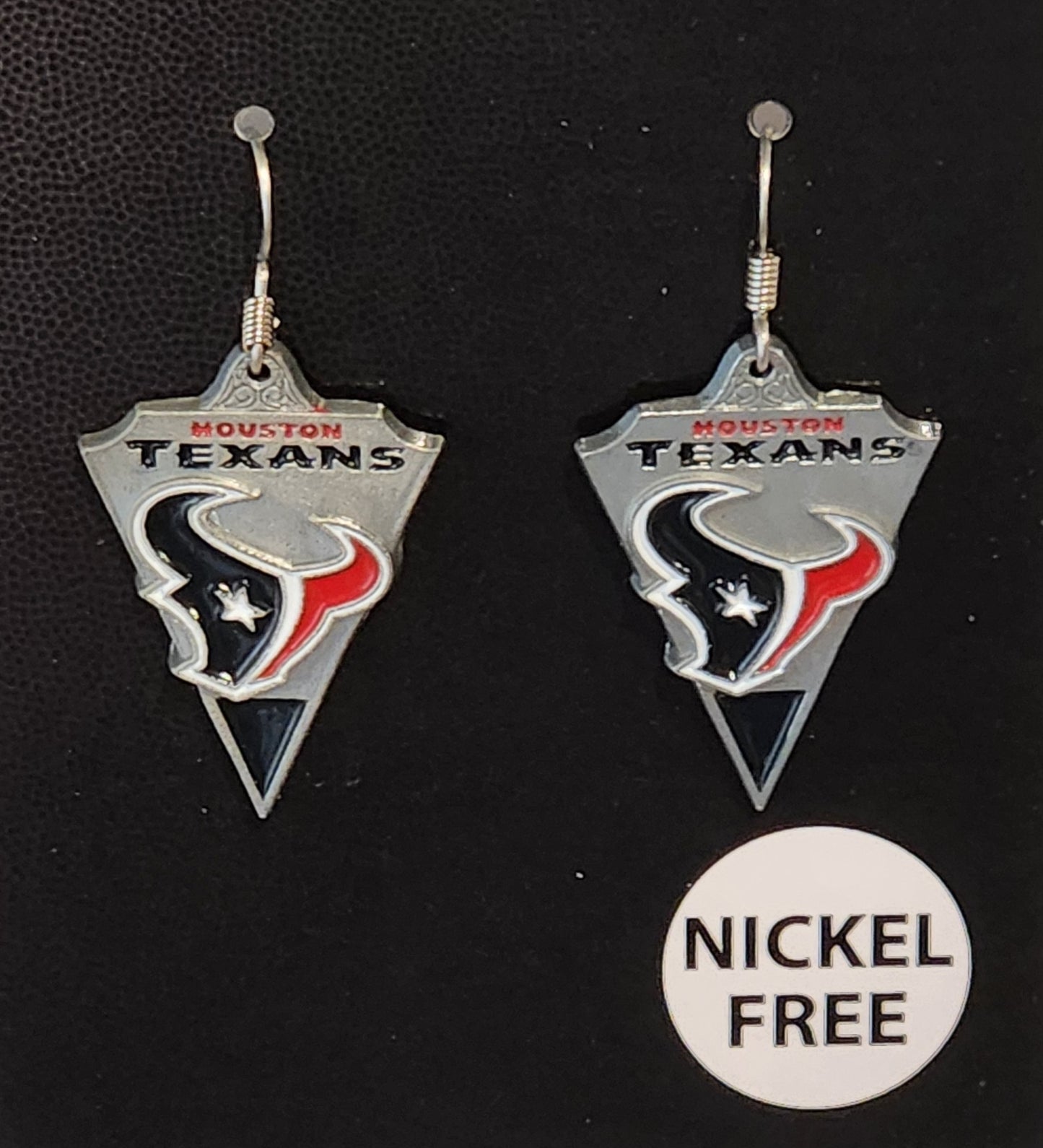 Houston Texans Dangle Earrings (Classic) NFL Football