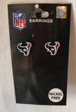 Houston Texans Stud Earrings (Logo) NFL Jewelry