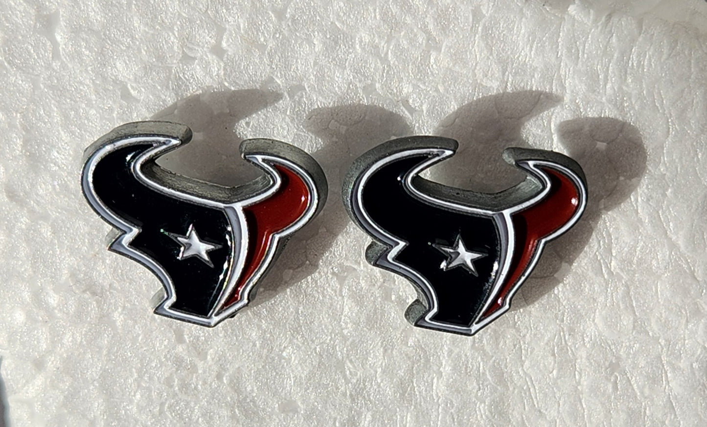 Houston Texans Stud Earrings (Logo) NFL Jewelry