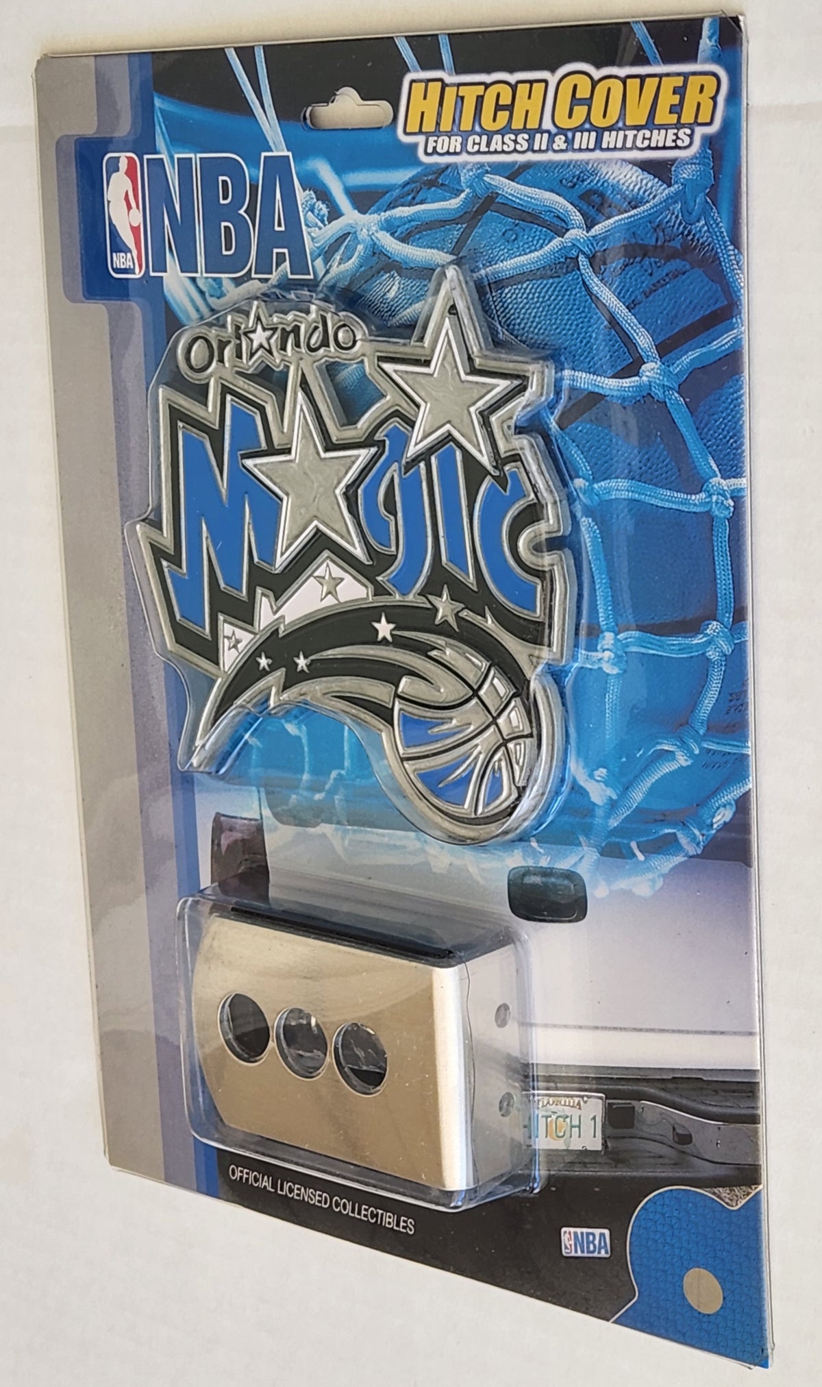 Orlando Magic 3-D Metal Hitch Cover NBA Licensed Basketball