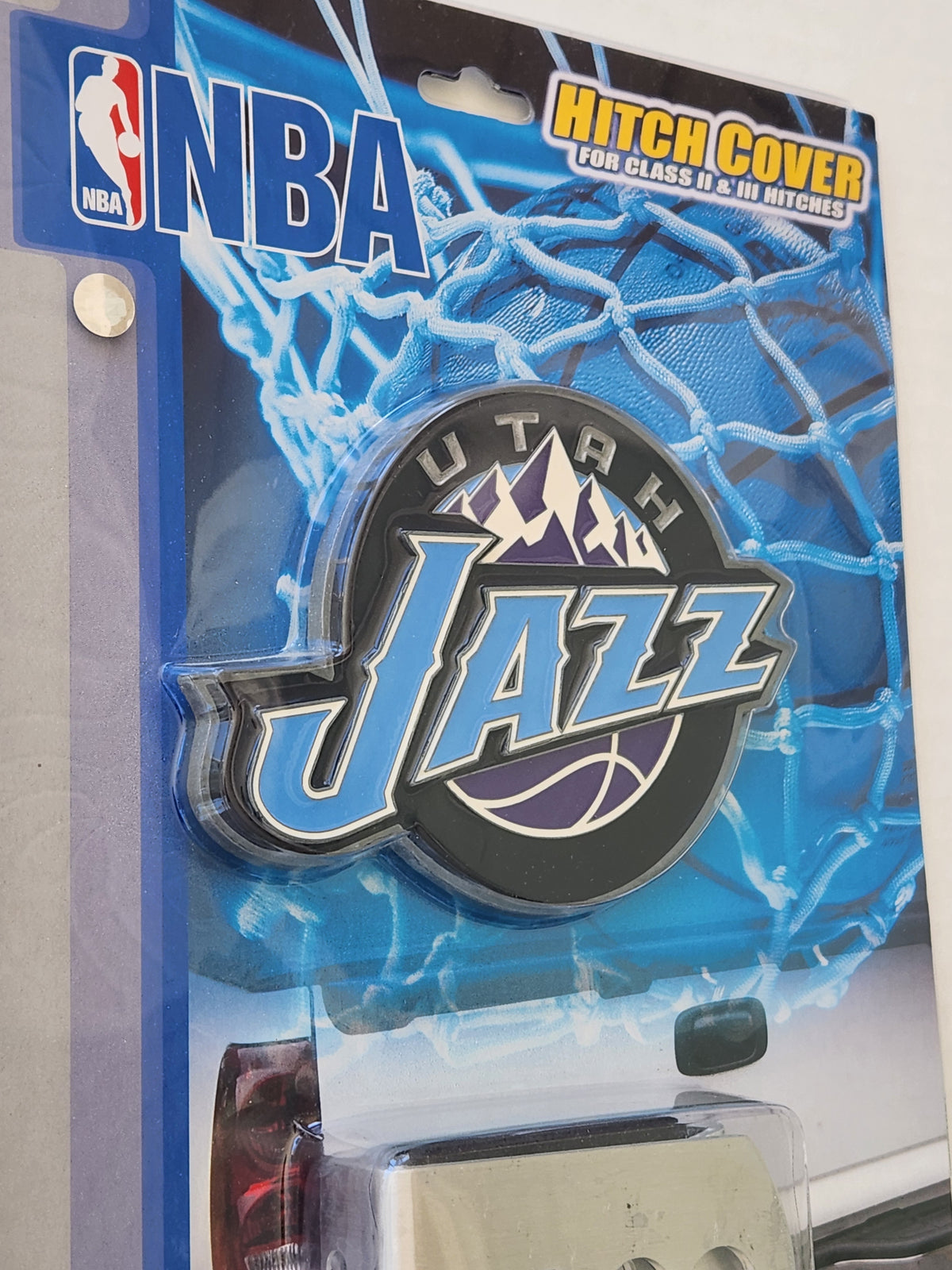 Utah Jazz 3-D Metal Hitch Cover Licensed NBA Basketball