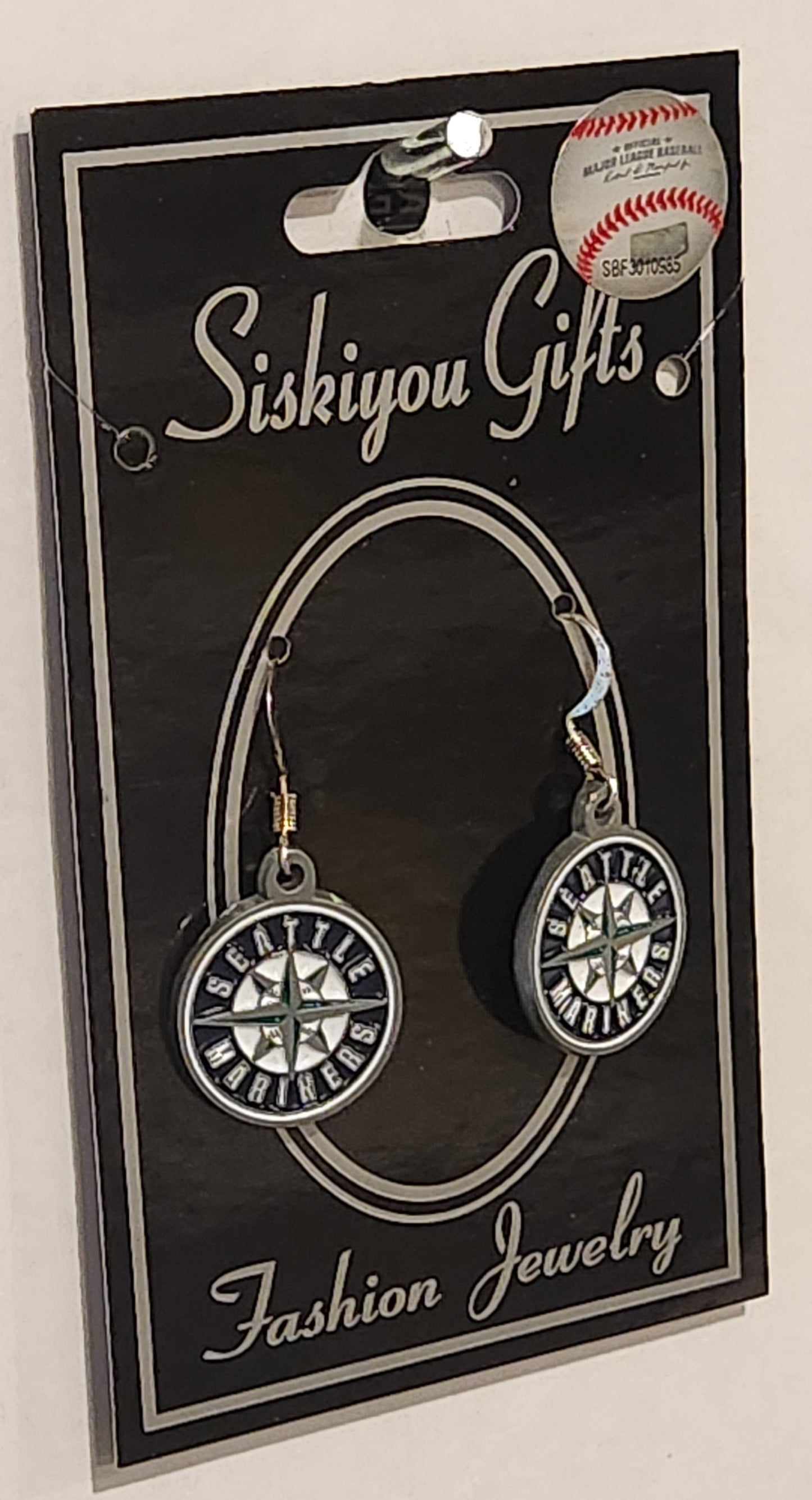 Seattle Mariners Dangle Earrings (Zinc) MLB Baseball