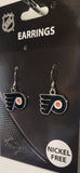 Philadelphia Flyers Dangle Earrings (Chrome) NHL Hockey