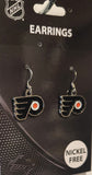 Philadelphia Flyers Dangle Earrings (Chrome) NHL Hockey