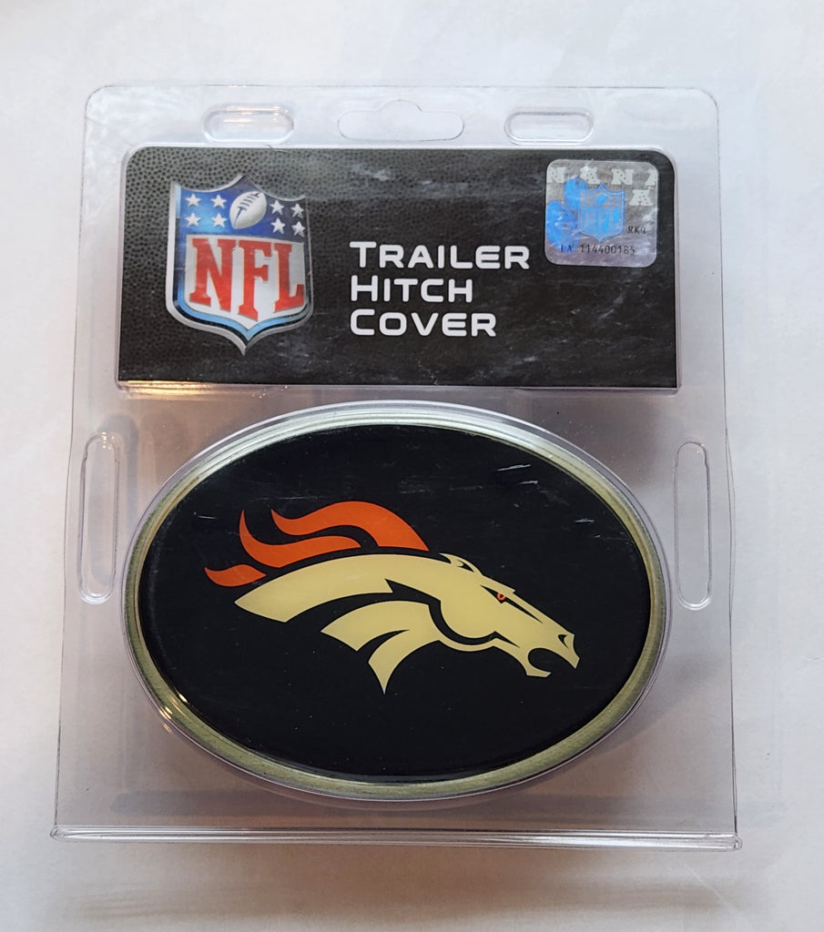 Denver Broncos Metal Oval Hitch Cover (NFL)