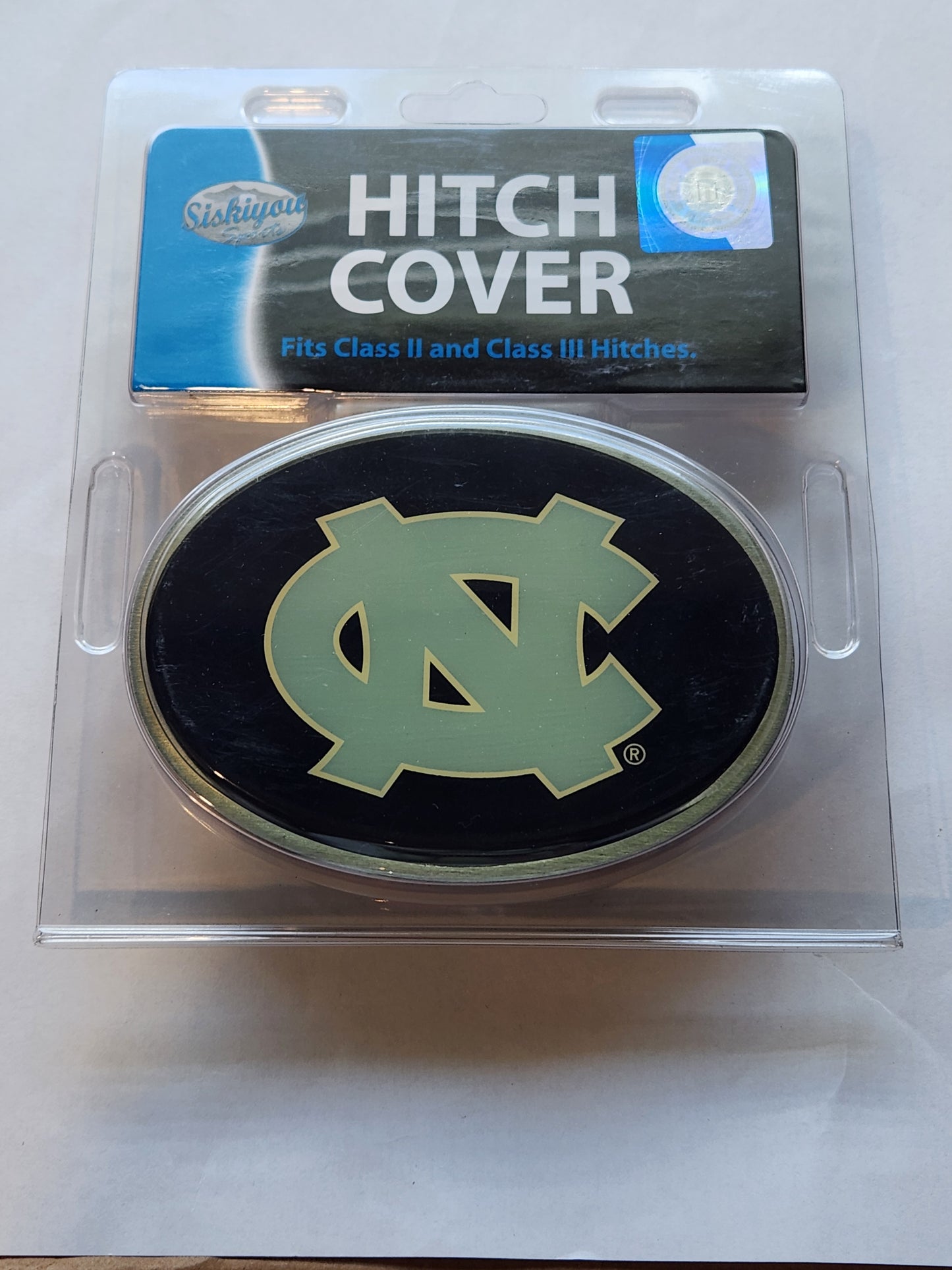 North Carolina Tar Heels Metal Oval Hitch Cover (NCAA)