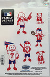 25 Sets of Philadelphia Phillies Outdoor Rated Vinyl Family Decals MLB Baseball