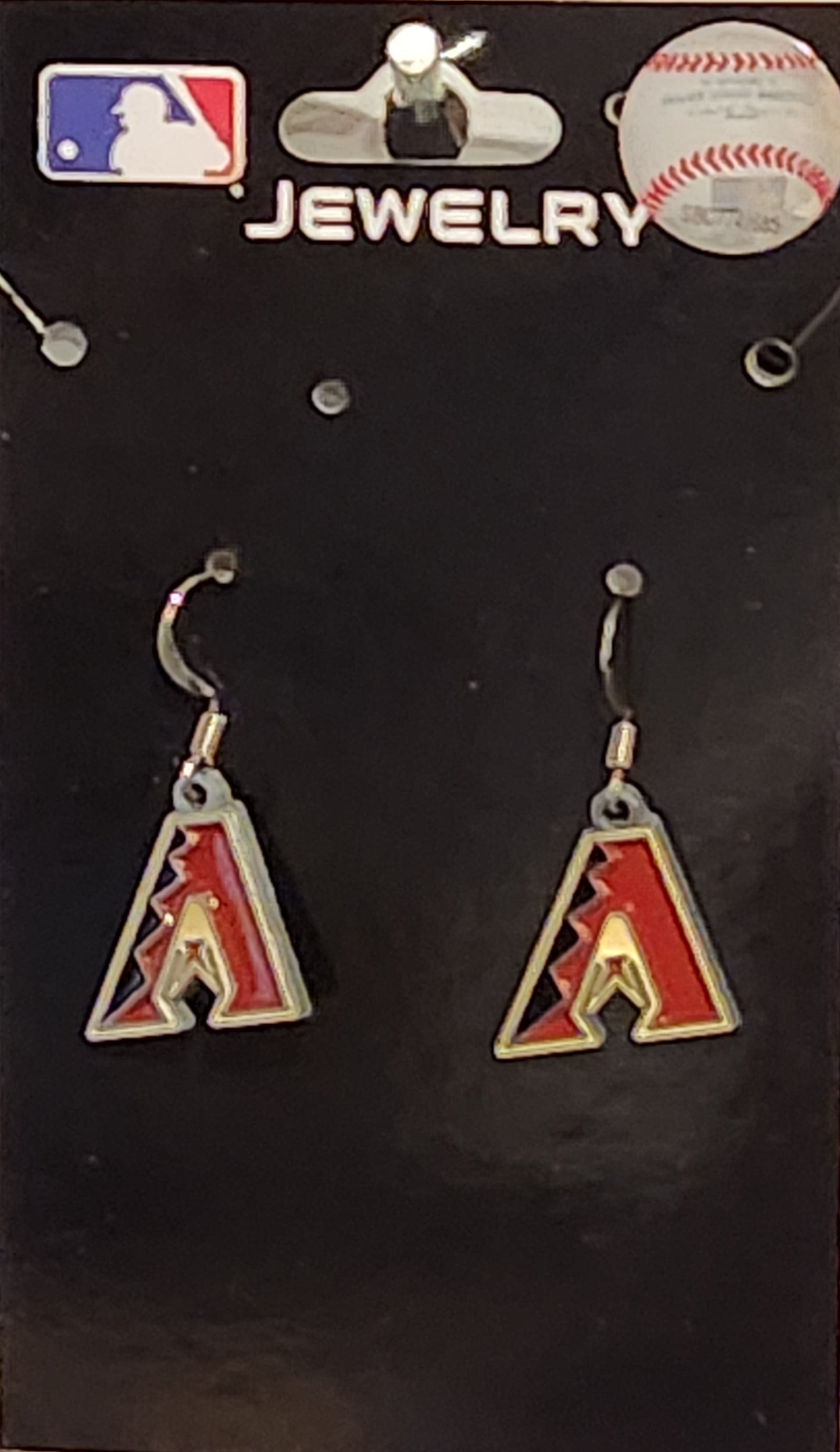 Arizona Diamondbacks Dangle Earrings (Zinc) MLB Jewelry
