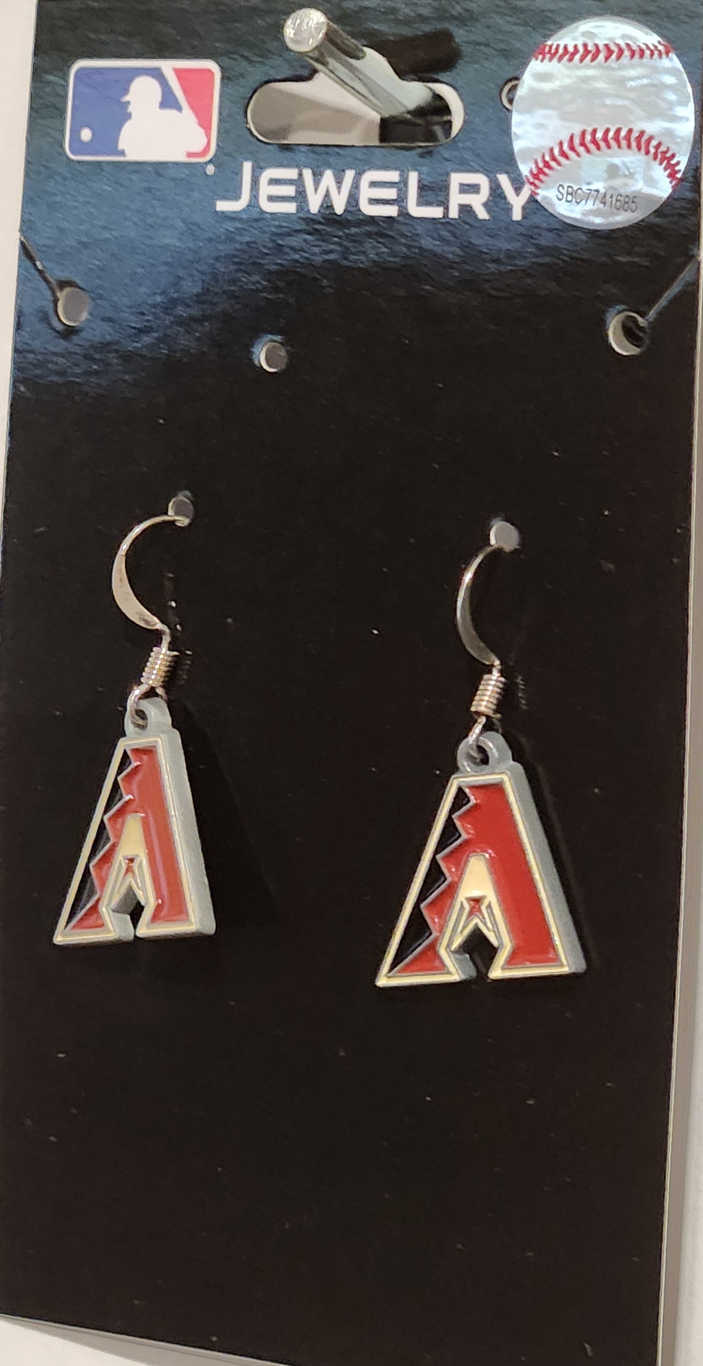 Arizona Diamondbacks Dangle Earrings (Zinc) MLB Jewelry