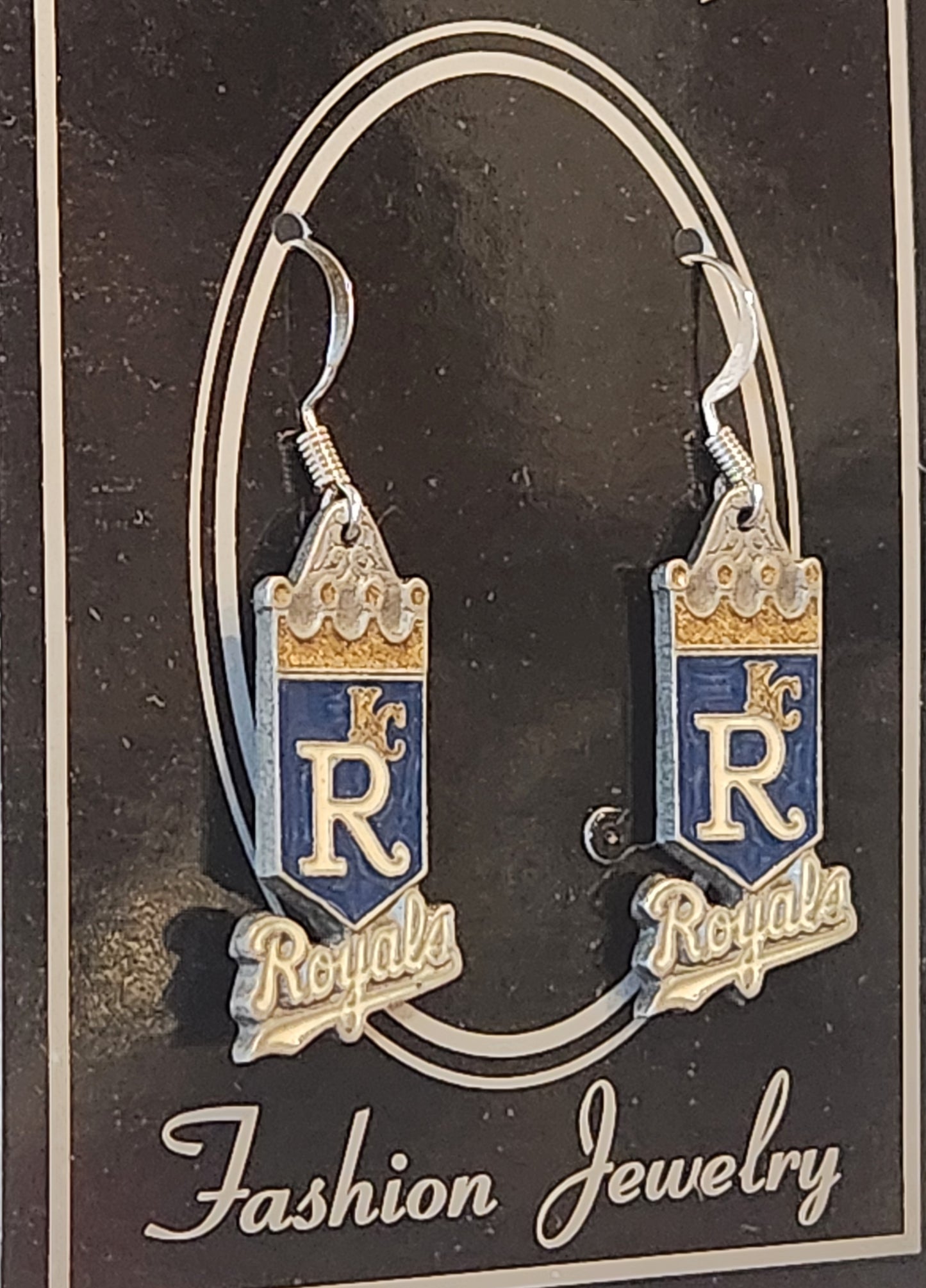 Kansas City Royals Dangle Earrings Licensed MLB Baseball