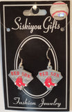 Boston Red Sox Dangle Earrings Licensed MLB Baseball