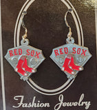 Boston Red Sox Dangle Earrings Licensed MLB Baseball