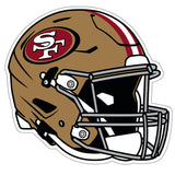 San Francisco 49ers Helmet Vinyl Auto or Flat Surface Decal (NFL)