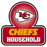 Kansas City Chiefs Household Vinyl Auto or Flat Surface Decal NFL