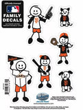 25 Sets of San Francisco Giants Outdoor Rated Vinyl Family Decals MLB Baseball