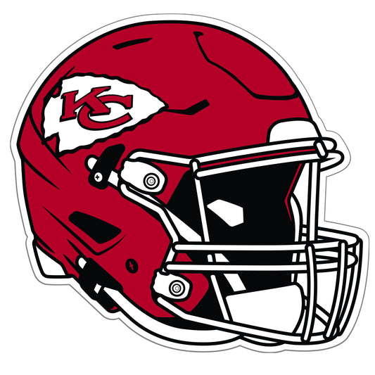 Kansas City Chiefs Helmet Vinyl Auto or Flat Surface Decal (NFL)