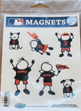 San Francisco Giants Family Magnets (set of 6) MLB Baseball
