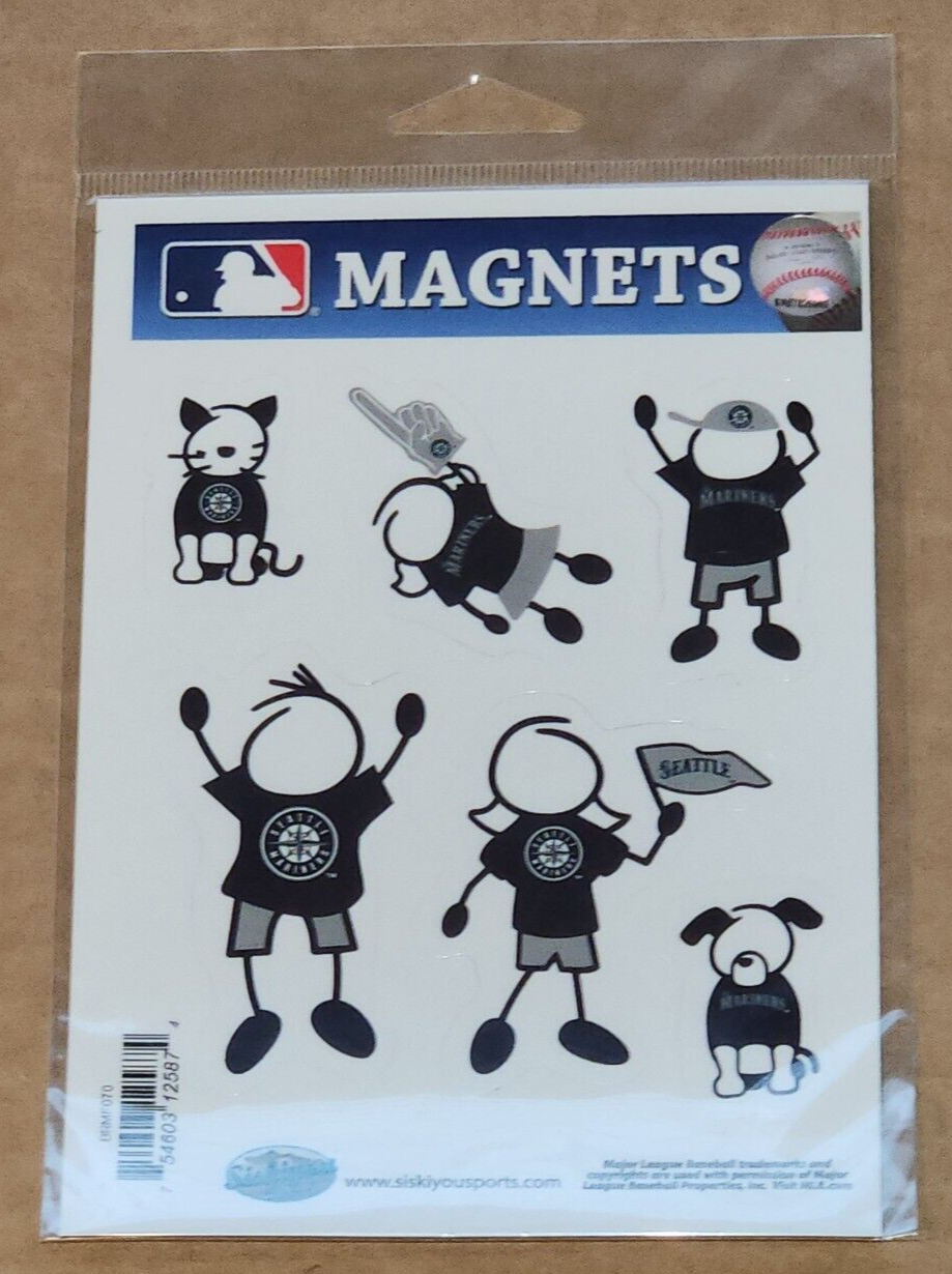 Seattle Mariners Family Magnets MLB Baseball