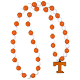 Tennessee Volunteers Fan Bead Necklace w/ Team Logo - NCAA