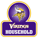 Minnesota Vikings Household Vinyl Auto or Flat Surface Decal NFL
