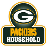 Green Bay Packers Household Vinyl Auto or Flat Surface Decal NFL