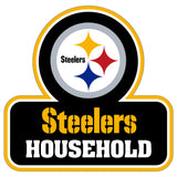 Pittsburgh Steelers  Household Vinyl Auto or Flat Surface Decal NFL