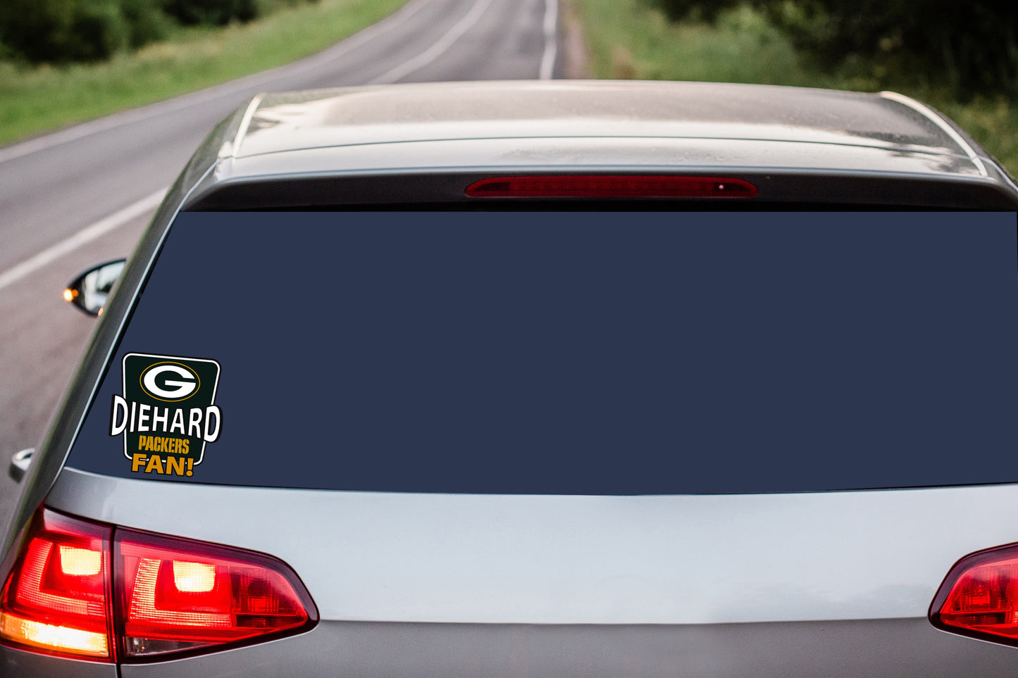 Green Bay Packers Die-Hard Fan Vinyl Auto or Flat Surface Decal NFL