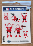 Cincinnati Reds Family Magnets (set of 6) MLB Baseball