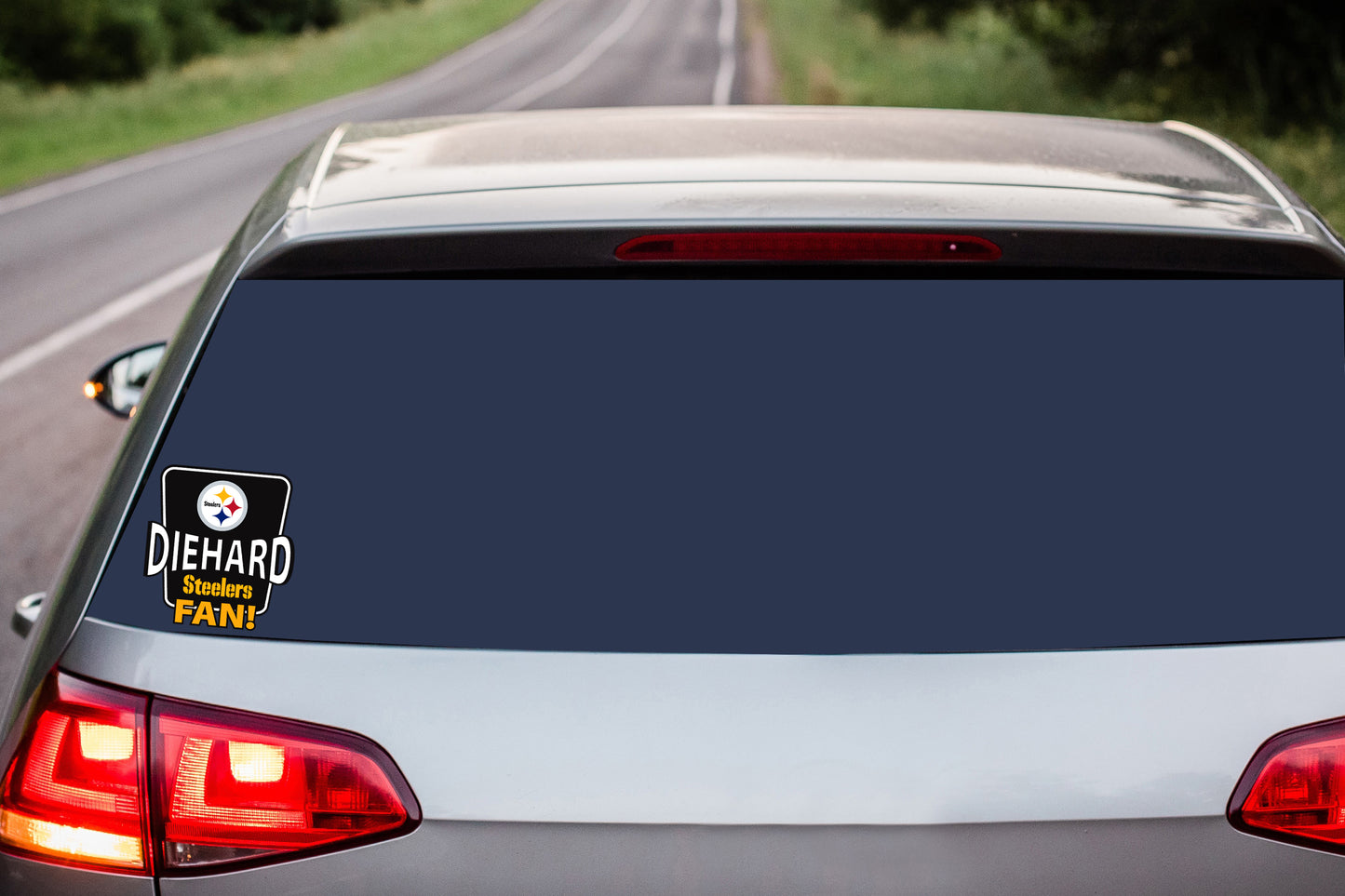 Pittsburgh Steelers Die-Hard Fan Vinyl Auto or Flat Surface Decal NFL