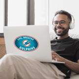 Miami Dolphins Live-Breath Vinyl Auto or Flat Surface Decal (NFL)