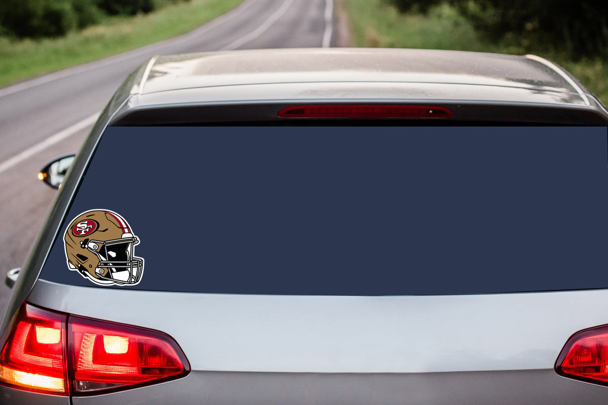 San Francisco 49ers Helmet Vinyl Auto or Flat Surface Decal (NFL)