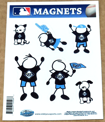 Tampa Bay Rays Family Magnets MLB Baseball