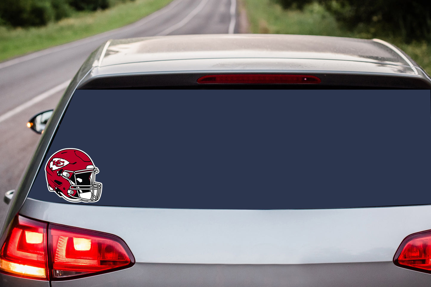 Kansas City Chiefs Helmet Vinyl Auto or Flat Surface Decal (NFL)