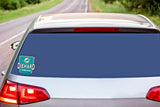 Miami Dolphins Die-Hard Fan Vinyl Auto or Flat Surface Decal NFL