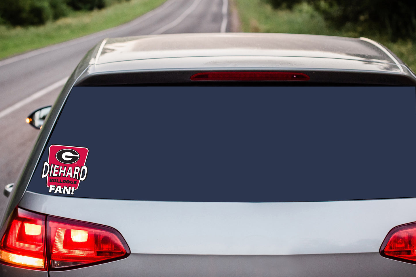 Georgia Bulldogs Die-Hard Fan Vinyl Auto or Flat Surface Decal NCAA