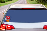 Kansas City Chiefs Die-Hard Fan Vinyl Auto or Flat Surface Decal NFL