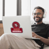 San Francisco 49ers Household Vinyl Auto or Flat Surface Decal NFL